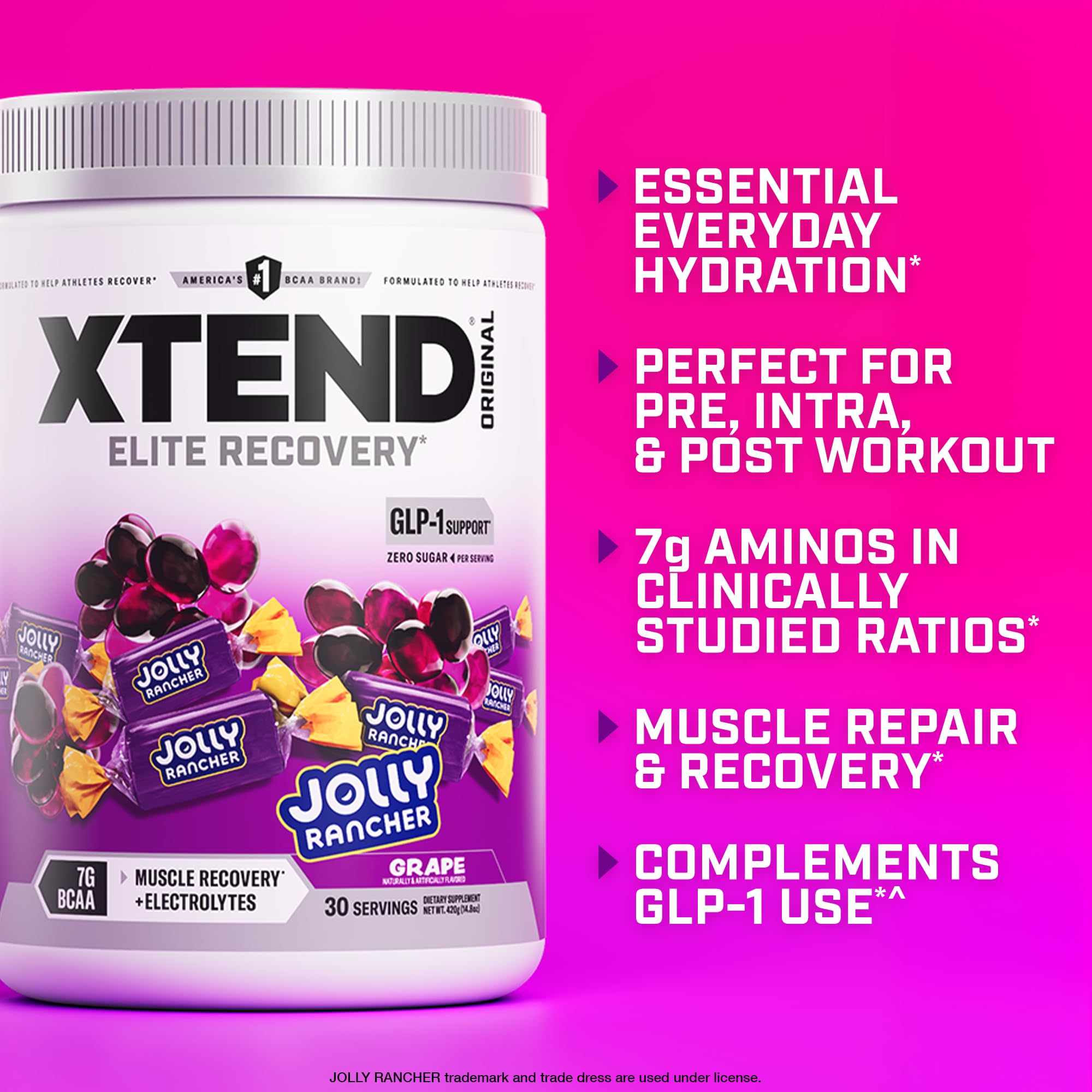 Xtend vaso en uso tras entrenamiento, apoya hidratación y recuperación