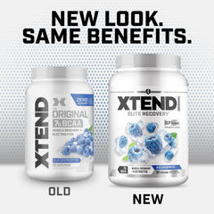 Bebida Xtend en vaso con hielo siendo consumida para hidratación