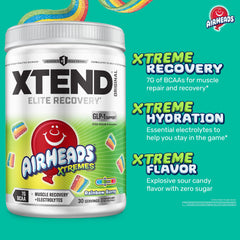 Xtend vaso mezclado en acción con bebida refrescante beneficios hidratación