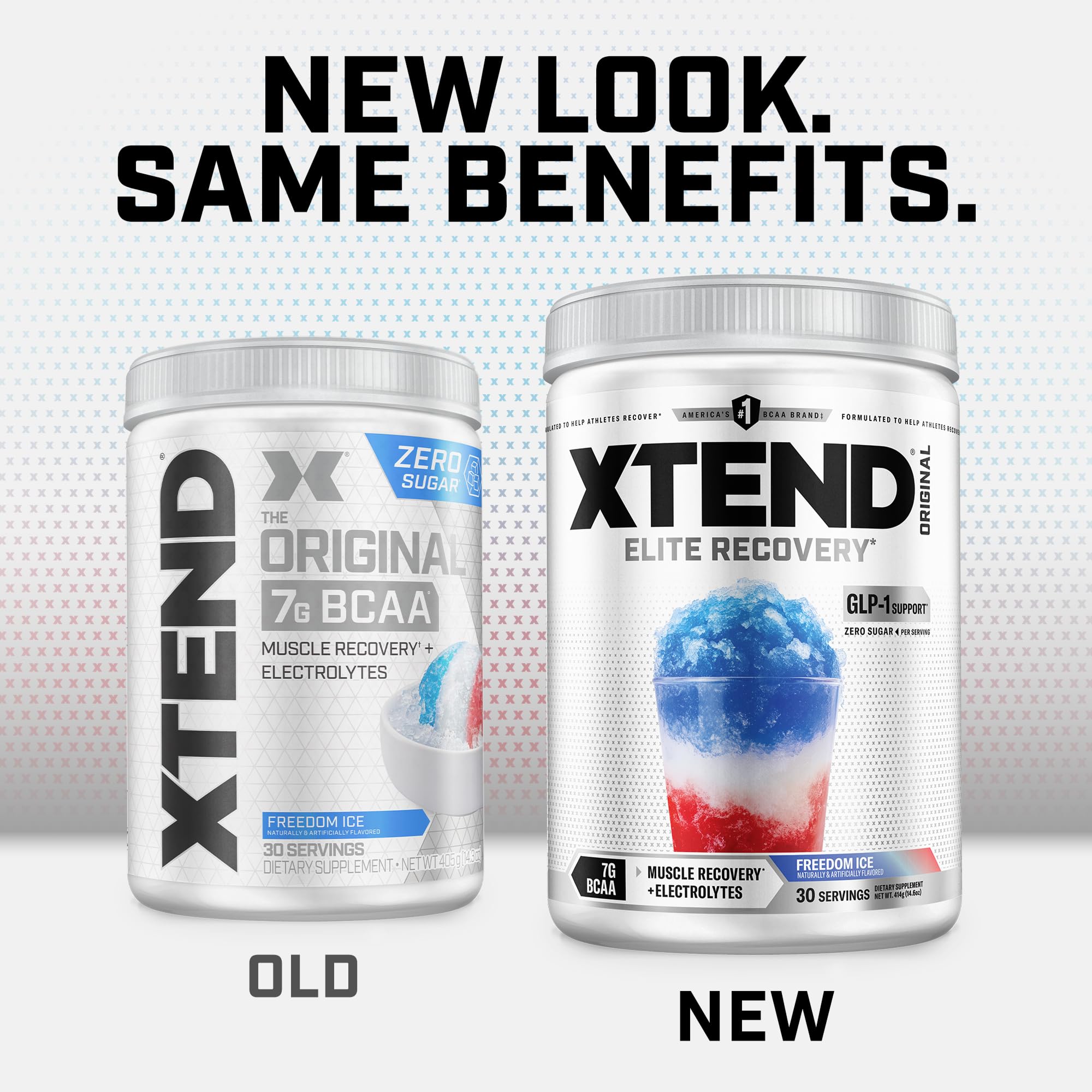 Xtend bebida preparada en mano deportista para hidratación durante ejercicio