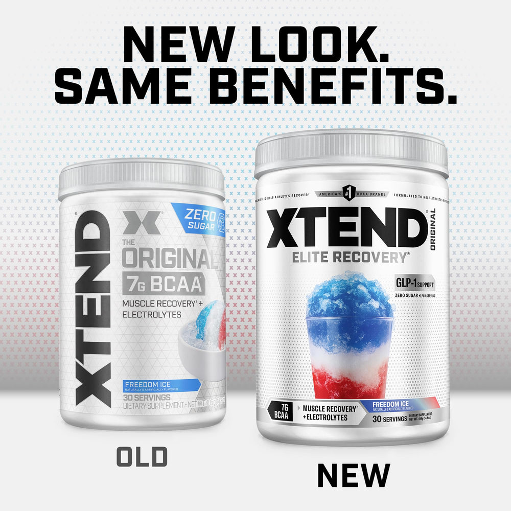 Xtend bebida preparada en mano deportista para hidratación durante ejercicio