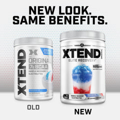 Xtend bebida preparada en mano deportista para hidratación durante ejercicio