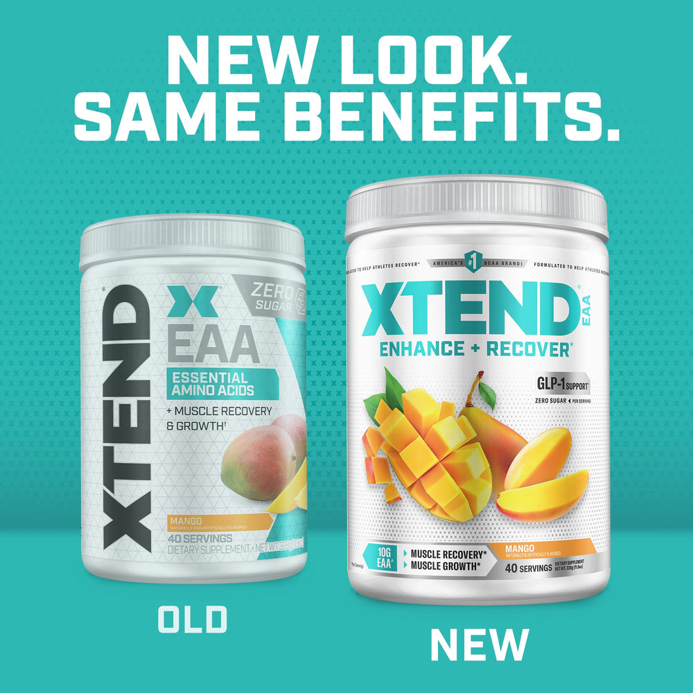 Xtend bebida en vaso preparada para recuperación tras ejercicio