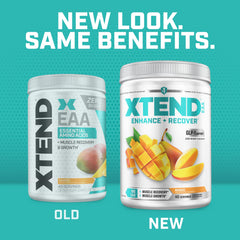 Xtend bebida en vaso preparada para recuperación tras ejercicio