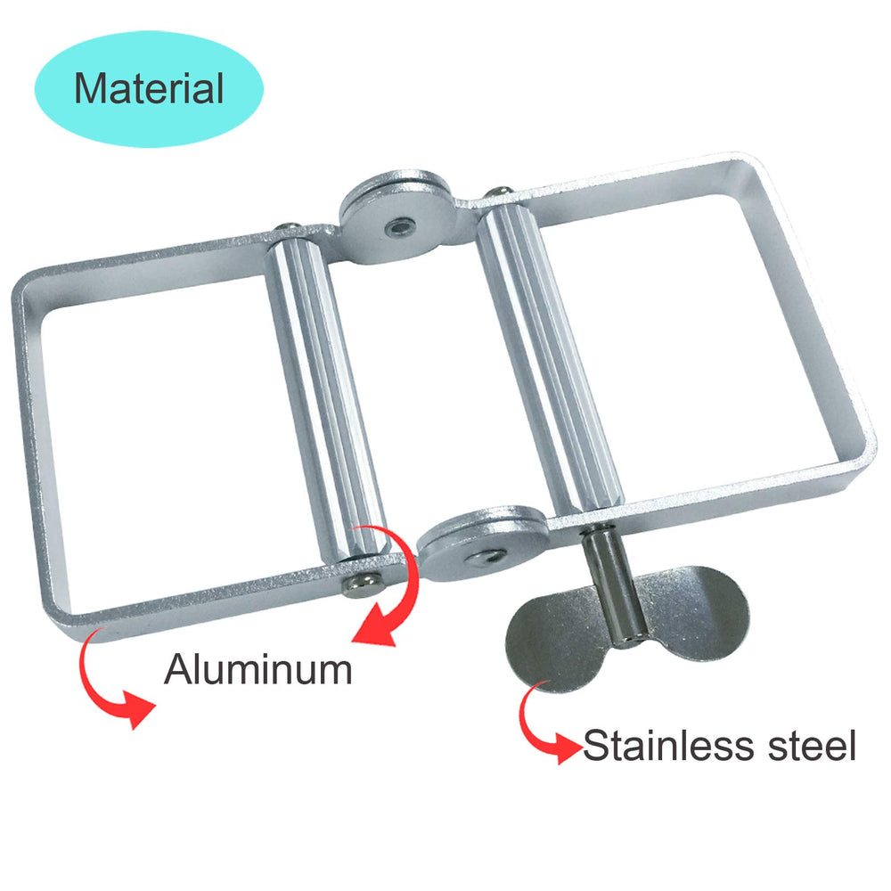 XYKEEY junto a una regla, comparación de tamaño y ergonomía