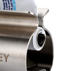 XYKEEY exprimidor en uso con pasta dental, facilita extraer todo el contenido