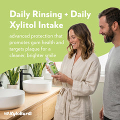 Xyloburst etiqueta con ingredientes para tranquilidad y elección informada