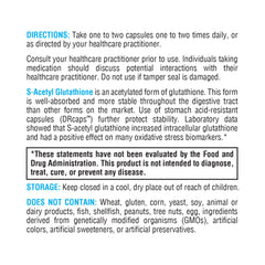 Frasco XYMOGEN S Acetil Glutatión en estante, ideal para rutina diaria.