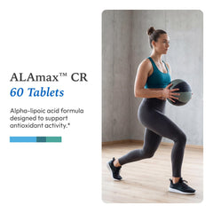 XYMOGEN comparación de tamaño de ALAmax CR con la mano, ayuda a evaluar la dosificación