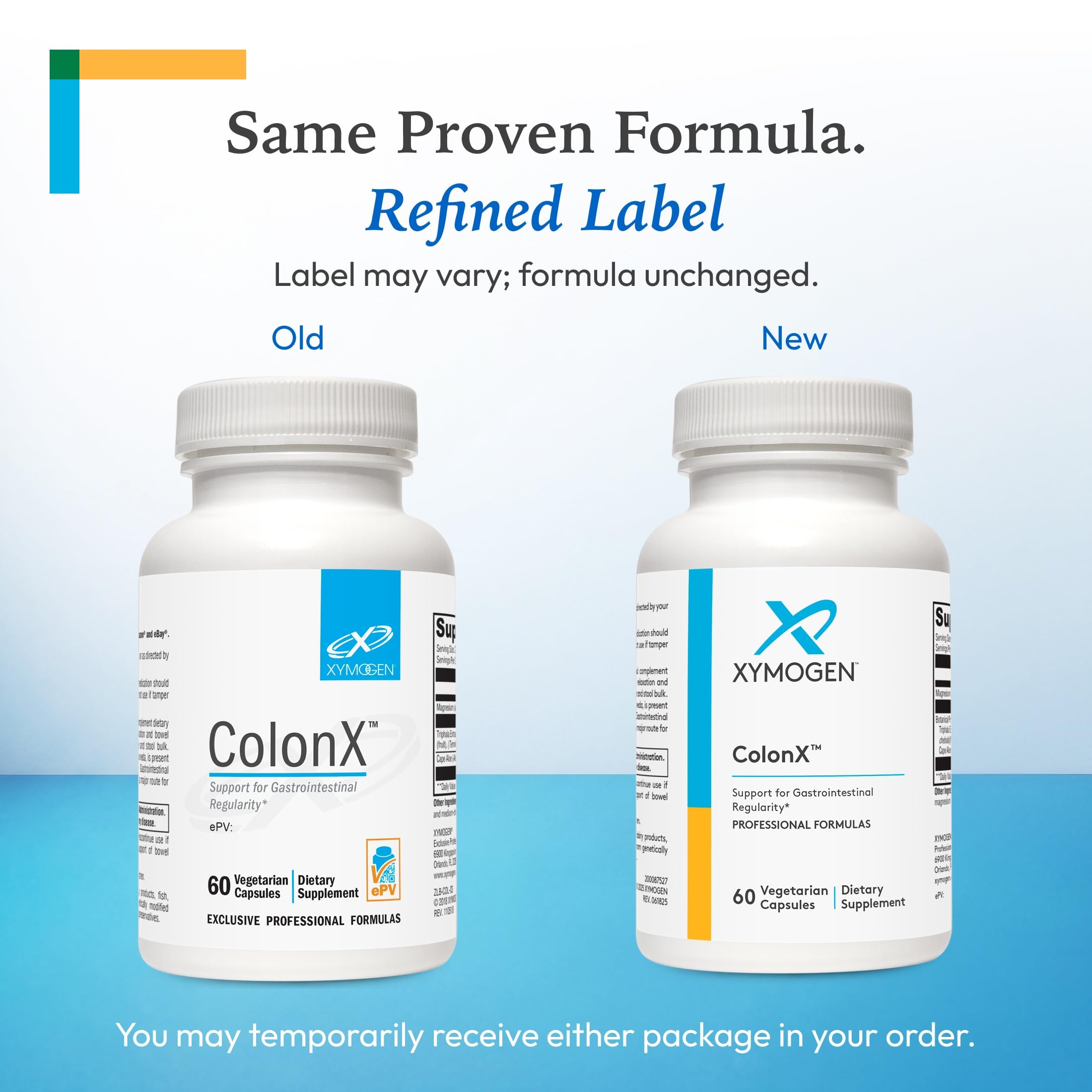 XYMOGEN ColonX ingredientes triphala y cape aloe destacando origen natural