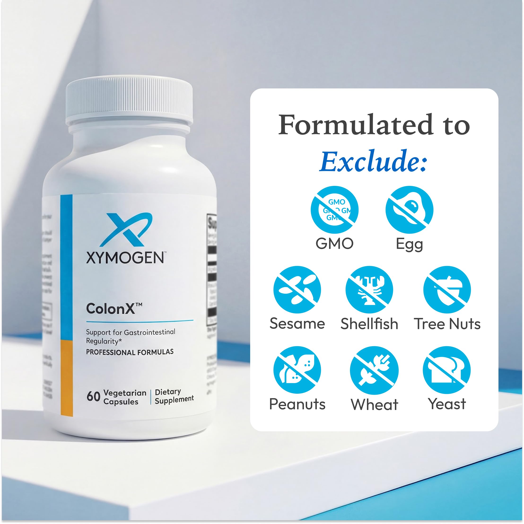 XYMOGEN ingredientes triphala y aloe usados en ColonX para equilibrio digestivo