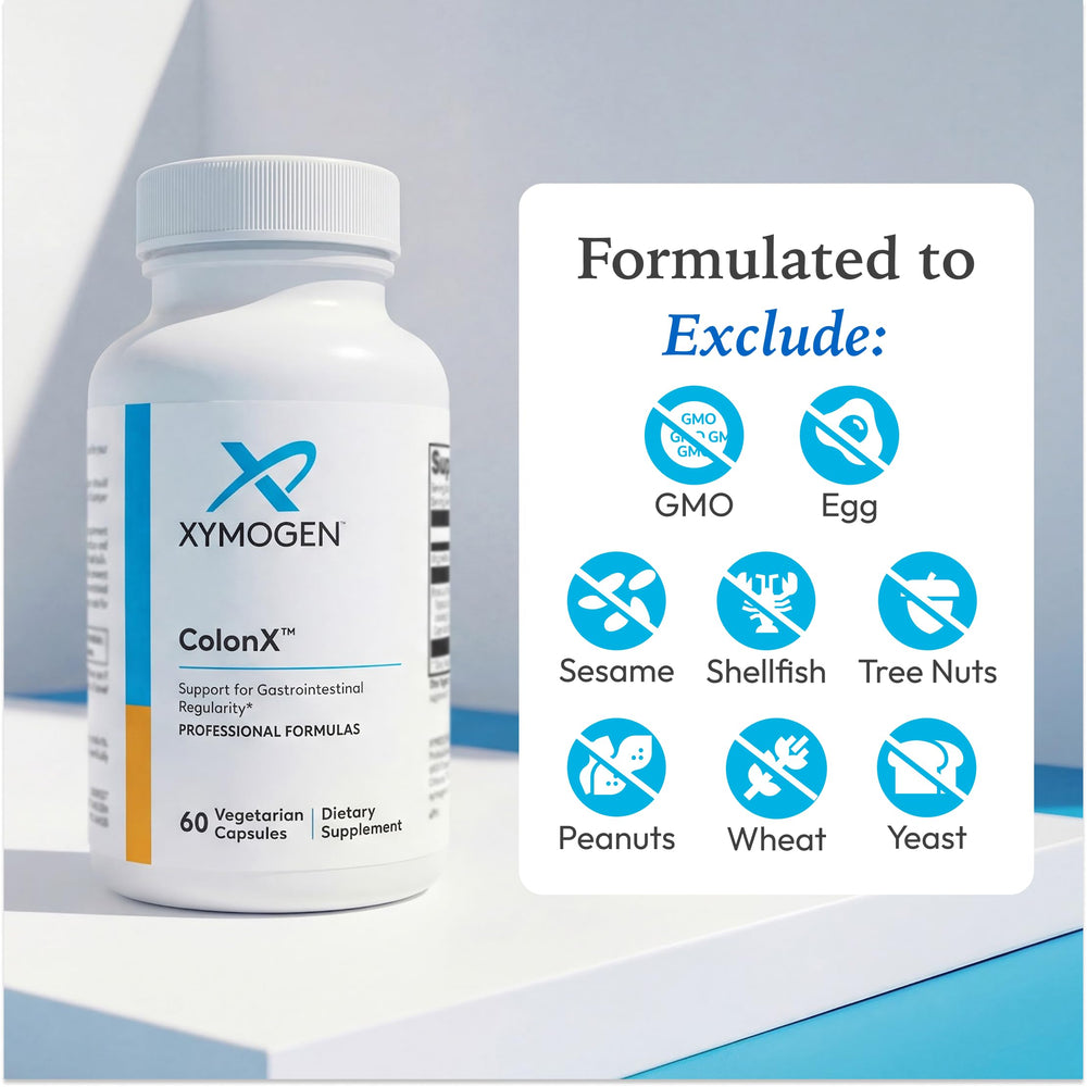 XYMOGEN ingredientes triphala y aloe usados en ColonX para equilibrio digestivo