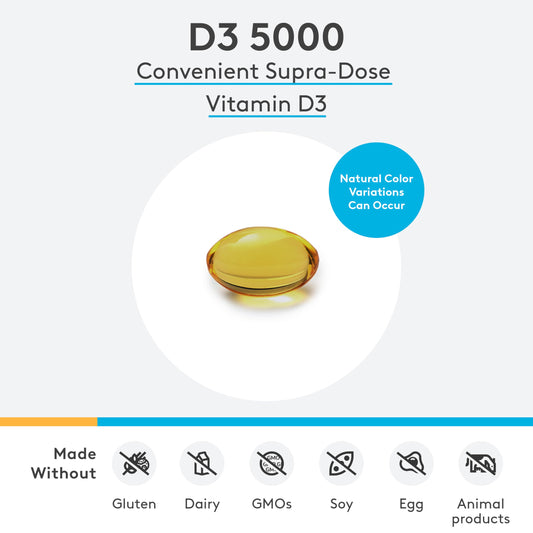 XYMOGEN D3 5000: cápsulas suaves para soporte diario de salud.