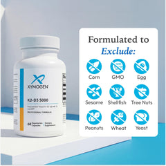 XYMOGEN envase abierto con cápsulas para cantidad por bote