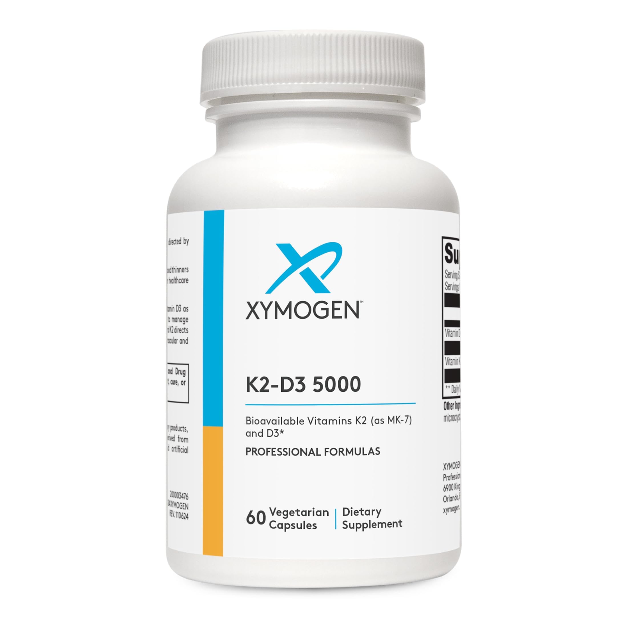 XYMOGEN envase frontal mostrando dosis y pureza
