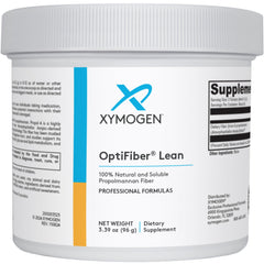 XYMOGEN OptiFiber Lean en bote, fibra soluble para saciedad y metabolismo de lípidos