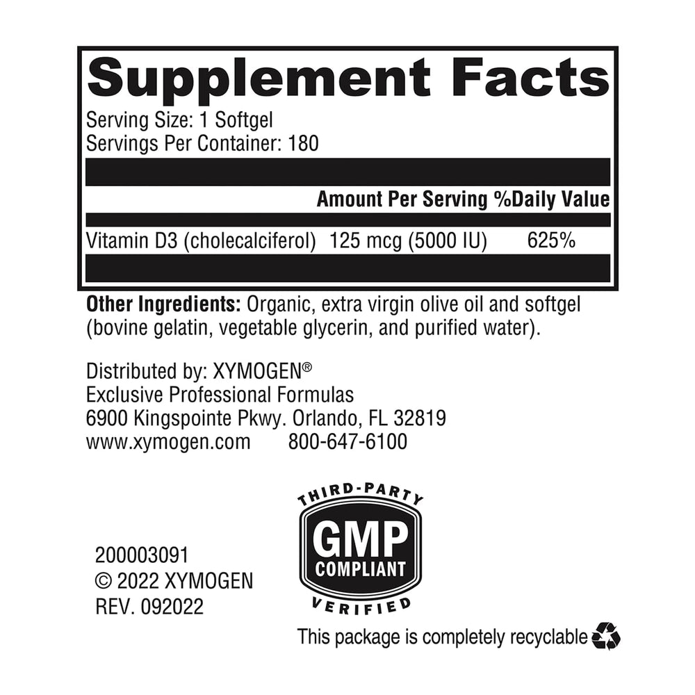 XYMOGEN OSAplex MK-7 con calcio y vitamina D3 para salud ósea