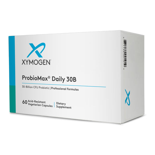 XYMOGEN frasco frontal mostrando etiqueta clara y confianza