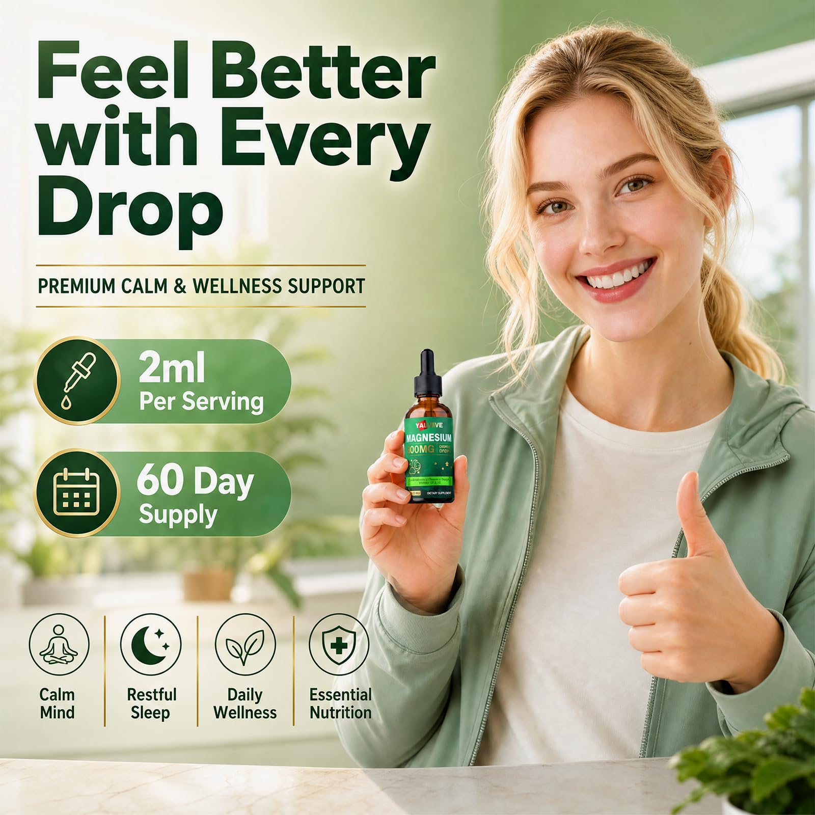 Yalvive etiqueta nutricional visible, transparencia en ingredientes y dosis