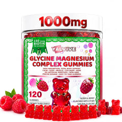Yalvive envase frontal mostrando 120 gomitas y beneficios claros