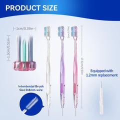 YANDY pack de tres cepillos en empaque, rotación y disponibilidad