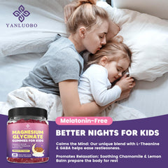 YANLUOBO familia en rutina nocturna usando gominolas para tranquilidad