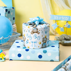 Yarcony ambientación de fiesta con papel como camino y decoración