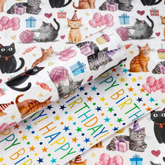 Yarcony frente del rollo con diseño de gatitos, presentación atractiva