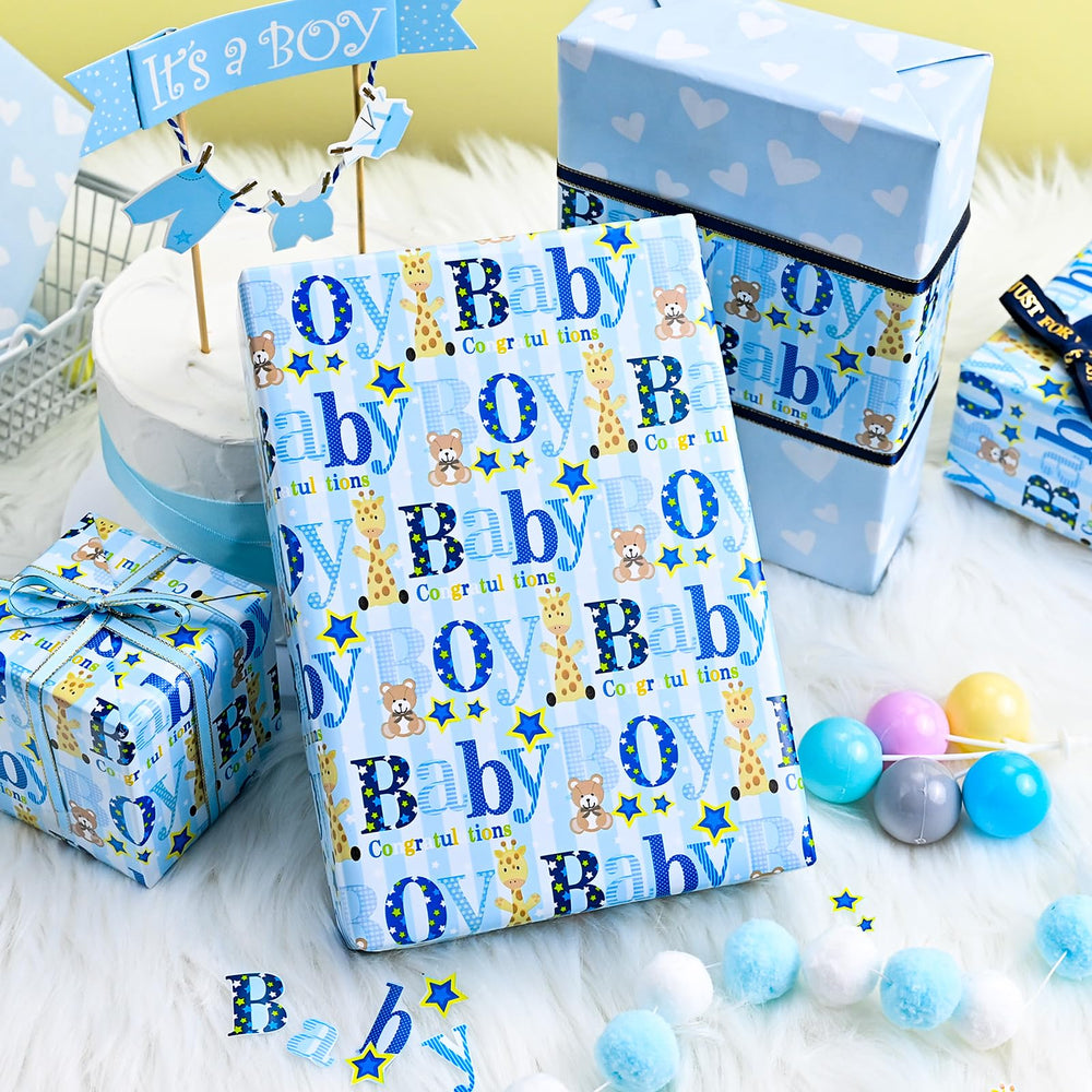 Yarcony papel en mesa de baby shower, mejora presentación del evento