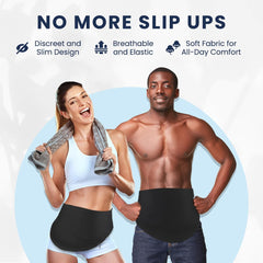 YConnect mujer con ropa ajustada ocultando la bolsa de forma discreta