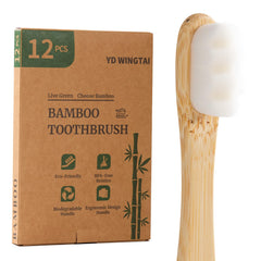 YD WINGTAI cepillo frontal con mango de bambú y diseño ergonómico, alternativa sostenible