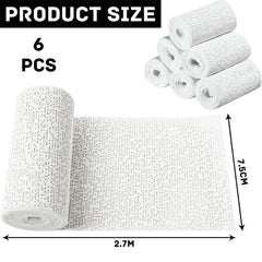Yeasing primer plano de textura de gasa con yeso, facilita moldes precisos