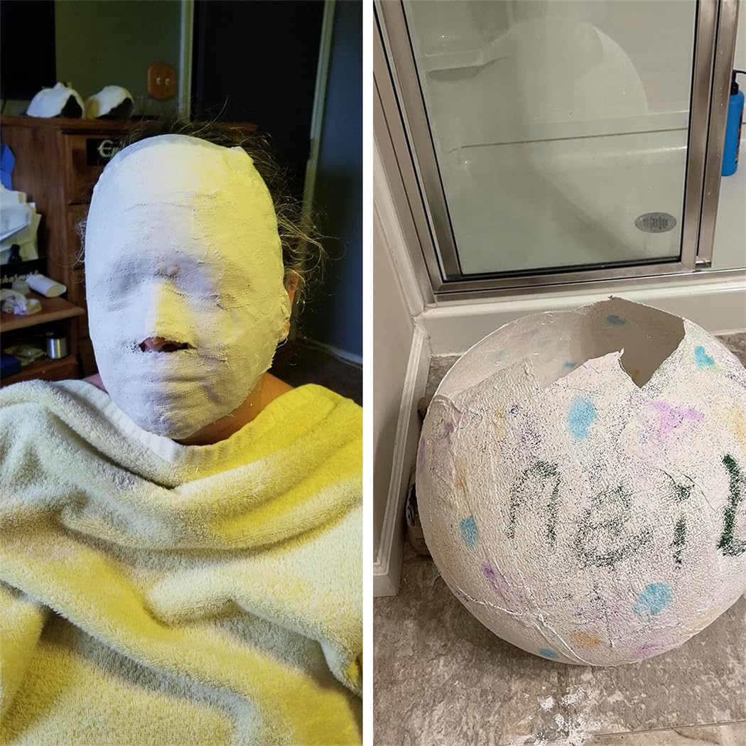 Yeasing máscara terminada y pintada, buen acabado para decoración