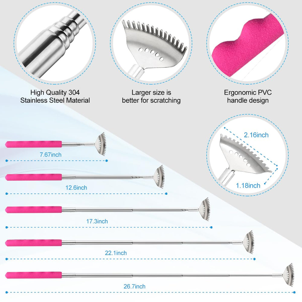 Yeipis rastrillo 7 dientes extendido para alcance y cobertura equilibrada