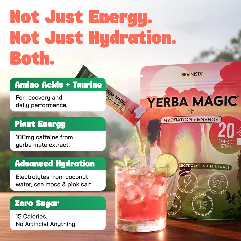 Yerba Magic sobre individual listo para disolver con beneficio de portabilidad