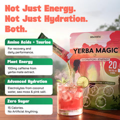 Yerba Magic sobre individual listo para disolver con beneficio de portabilidad