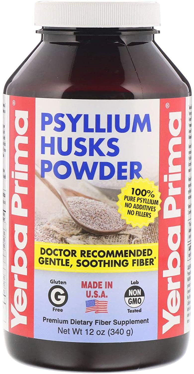 Yerba Prima frasco frontal mostrando el envase y beneficios
