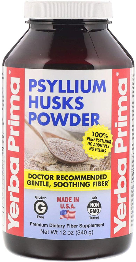 Yerba Prima frasco frontal mostrando el envase y beneficios