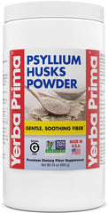 Yerba Prima envase frontal mostrando 24 oz y sin sabor para confianza