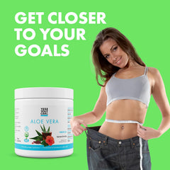Yes You Can! smoothie con mezcla de aloe hibiscus como base nutritiva y sabrosa