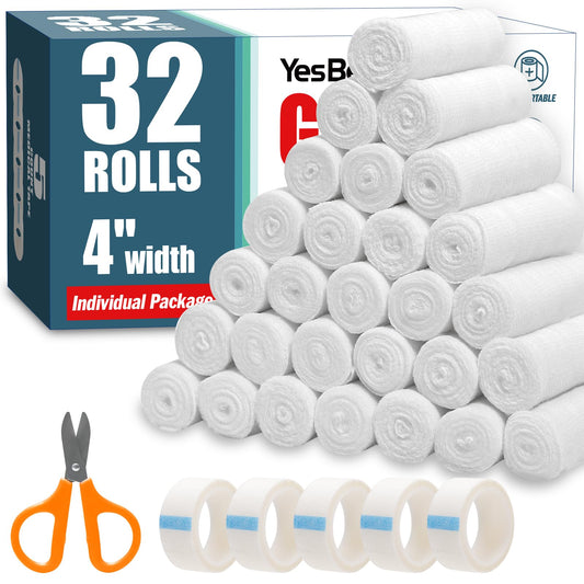 YesBes empaque frontal 32 rollos muestra contenido y organización