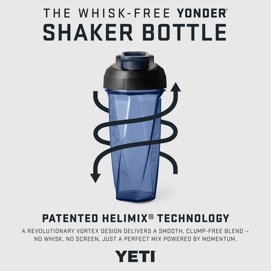 YETI detalle interior Helimix Vortex mostrando el flujo para mezclar mejor