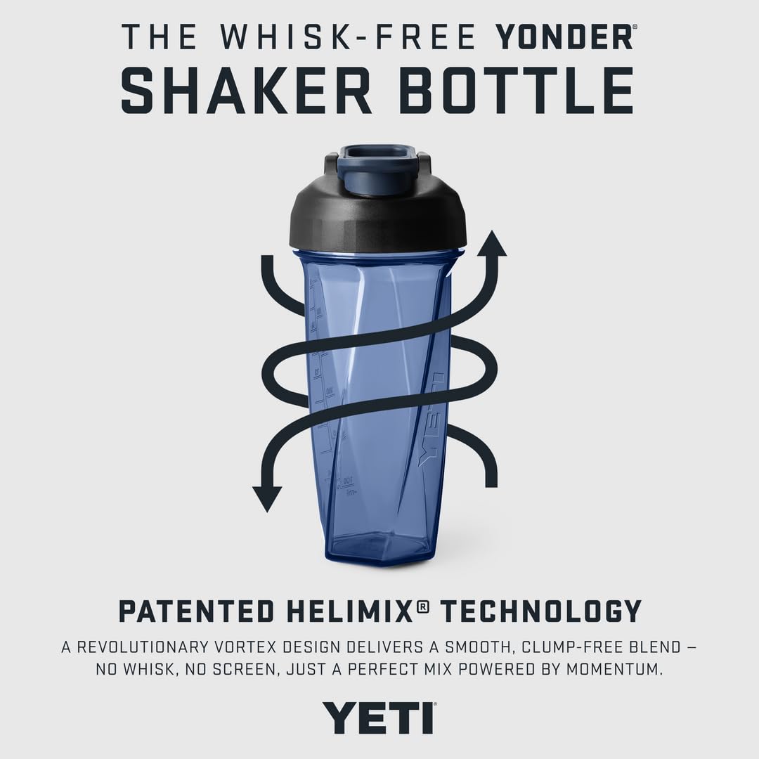 YETI detalle interior Helimix que genera vórtice y mezcla sin bola, mezclado eficiente