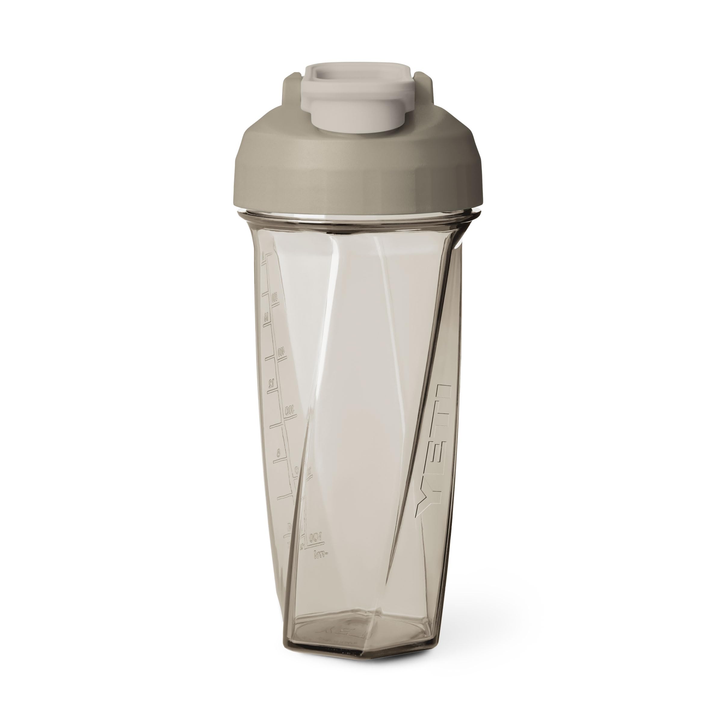 YETI botella Helimix frontal mostrando color cape taupe y diseño resistente
