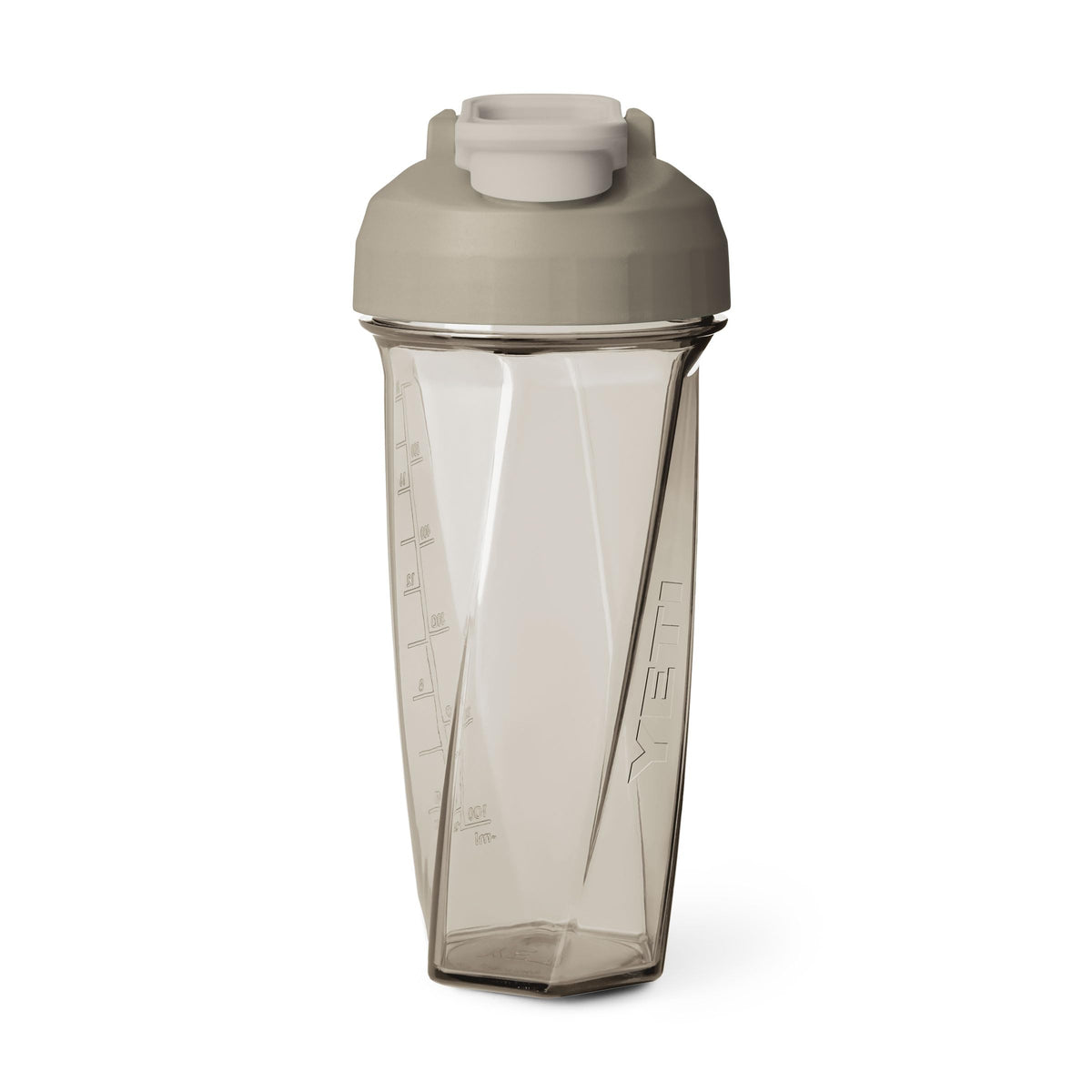 YETI botella Helimix frontal mostrando color cape taupe y diseño resistente