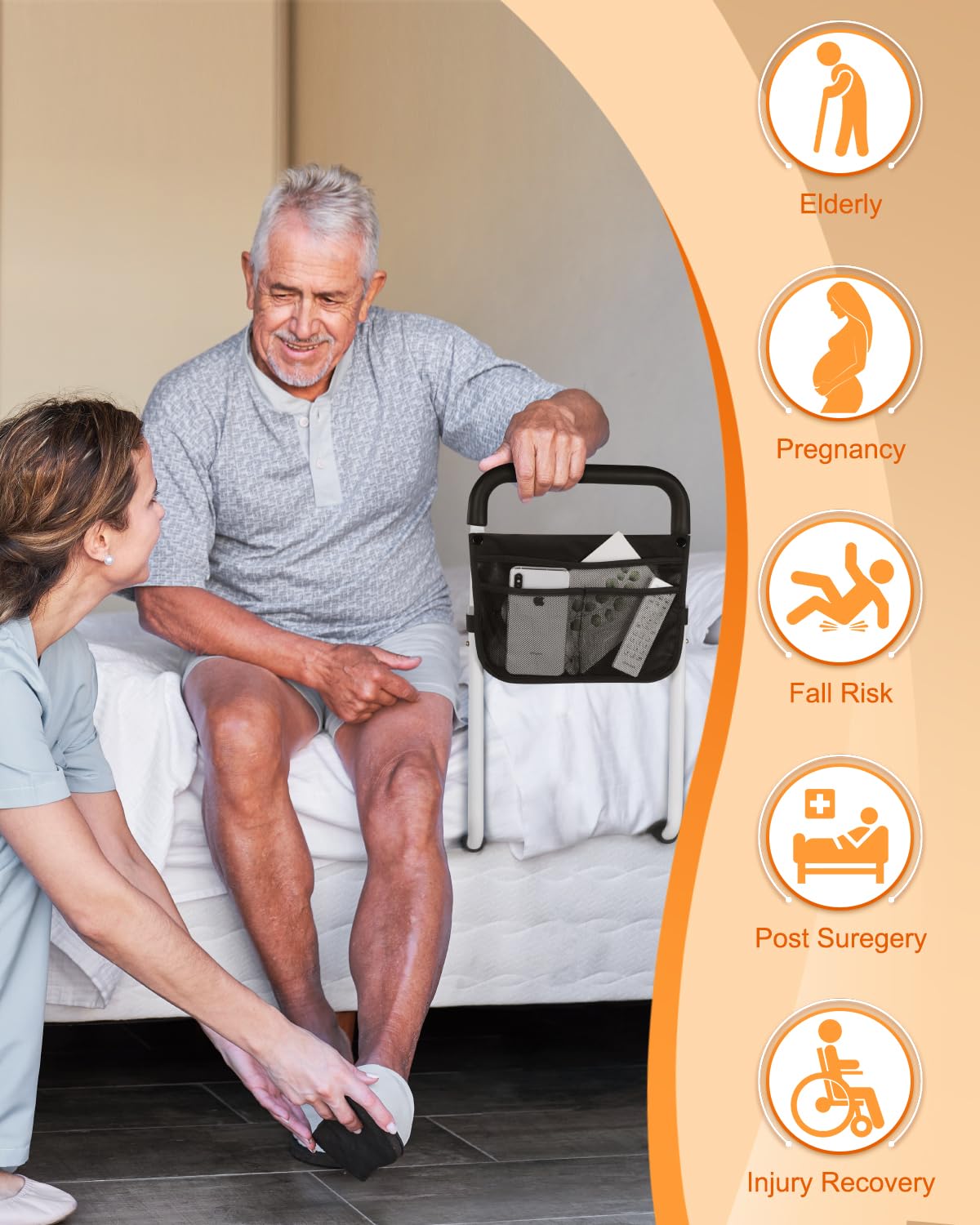 Yetulike bolsa de almacenamiento desmontable para objetos personales accesibles