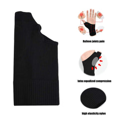YHOUMEW detalle de la almohadilla de gel protegiendo el pulgar