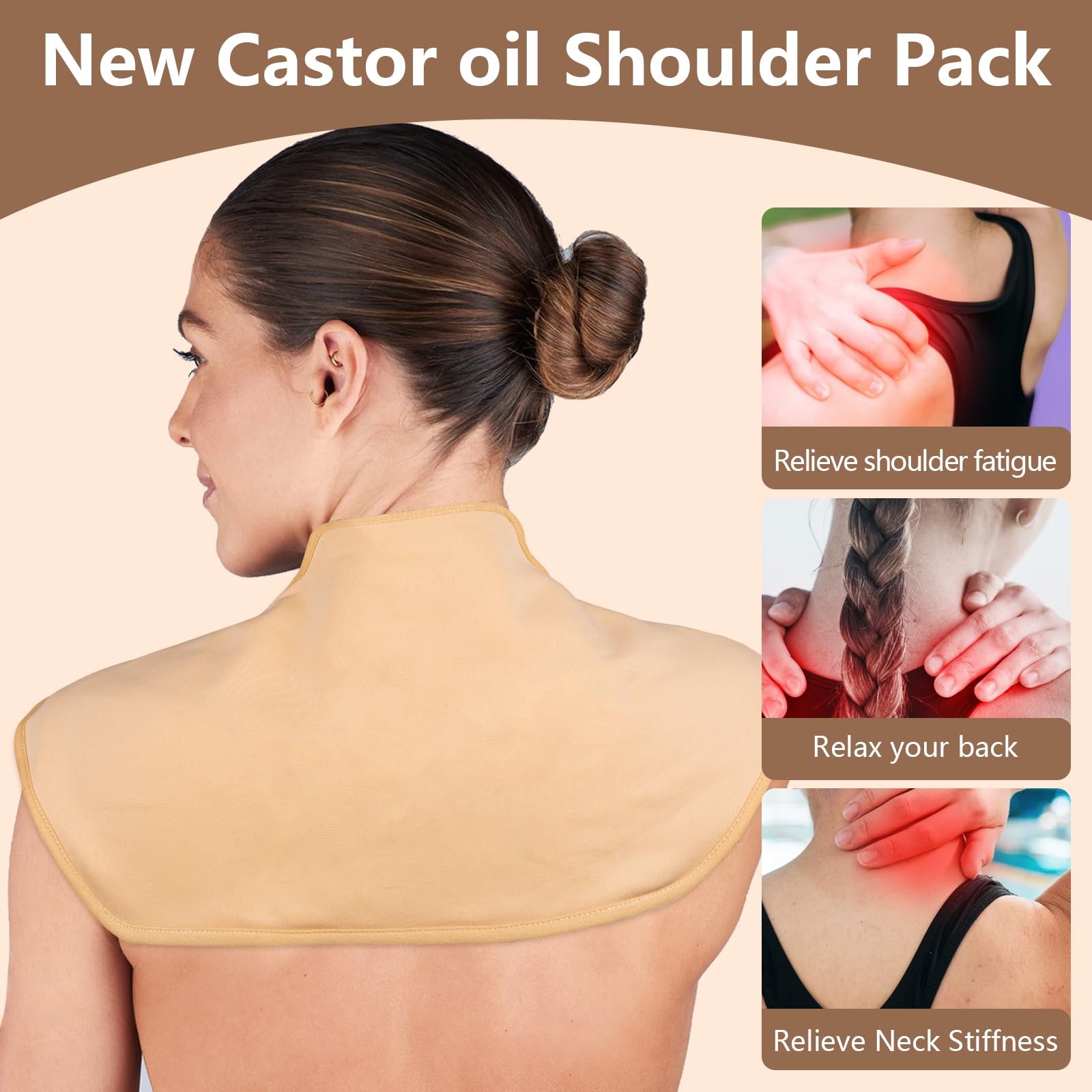 YHOVID wrap de cuello ajustable con hebilla facilita colocación segura