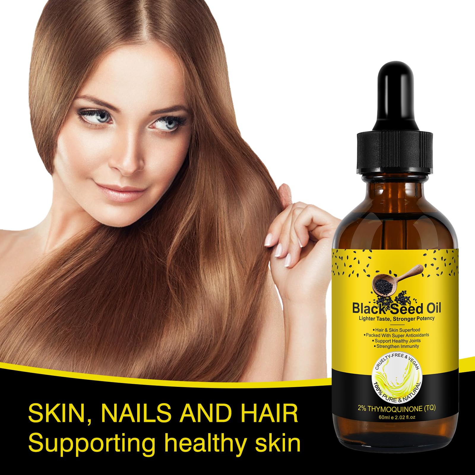 YIEEGCM aceite aplicado en cabello para mayor hidratación