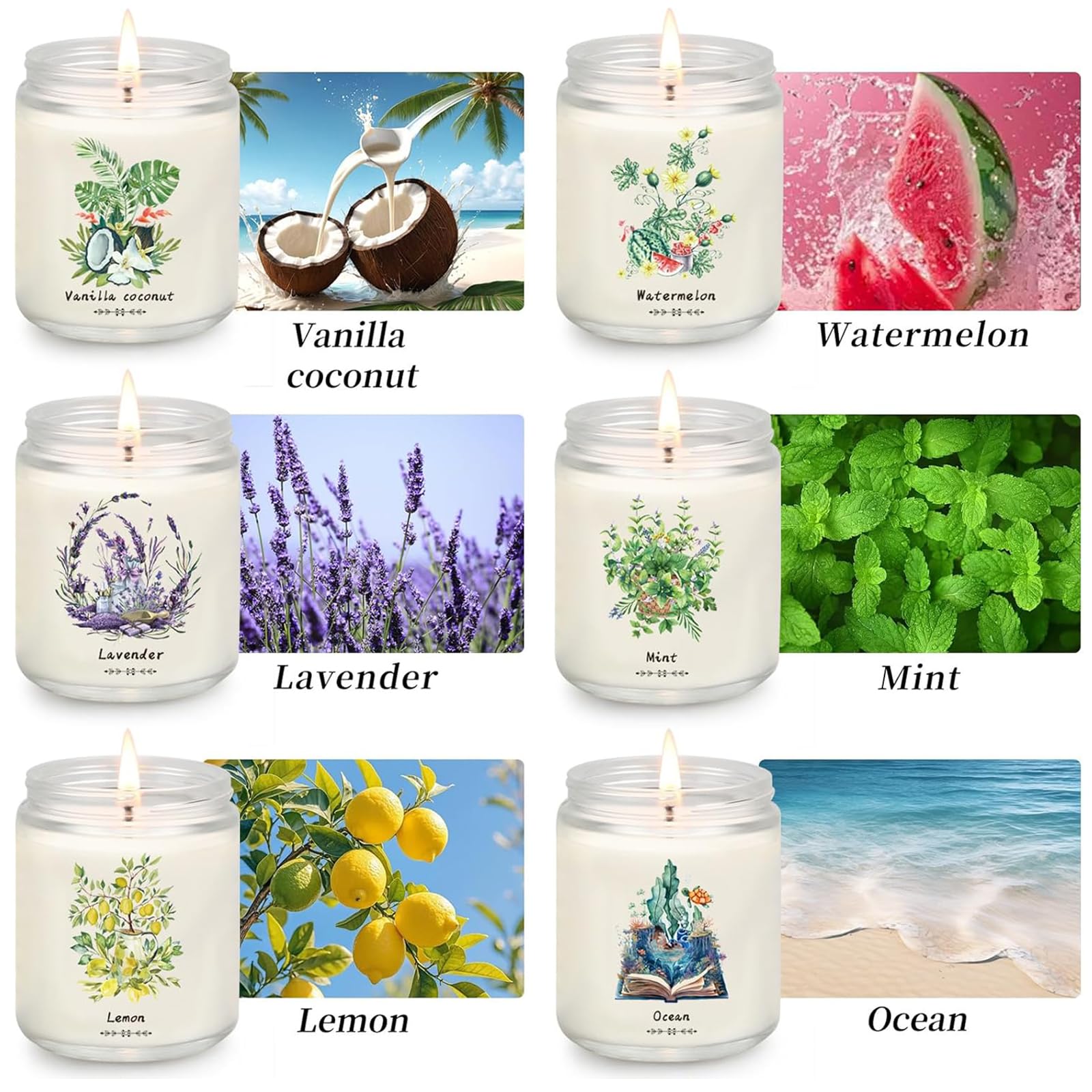 Yinuo Candle encendida en salón, aporta ambiente cálido y fragante